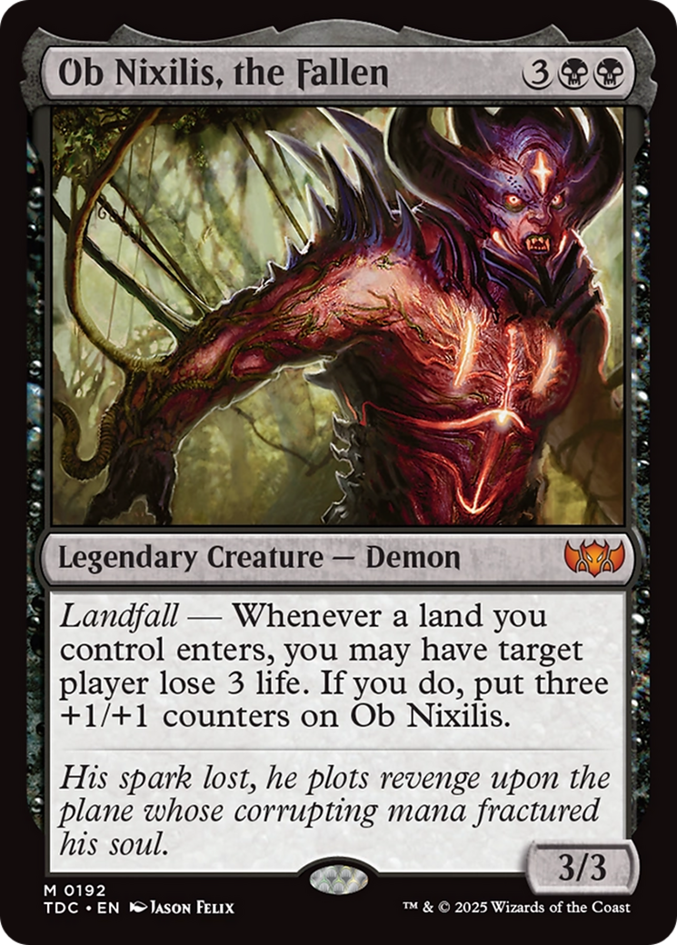 Ob Nixilis, the Fallen [Tarkir: Dragonstorm Commander] | RetroPlay Games