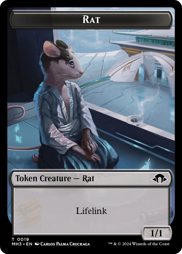 Rat Token [Modern Horizons 3 Tokens] | RetroPlay Games