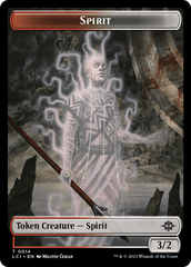 Vampire // Spirit Double-Sided Token [The Lost Caverns of Ixalan Tokens] | RetroPlay Games