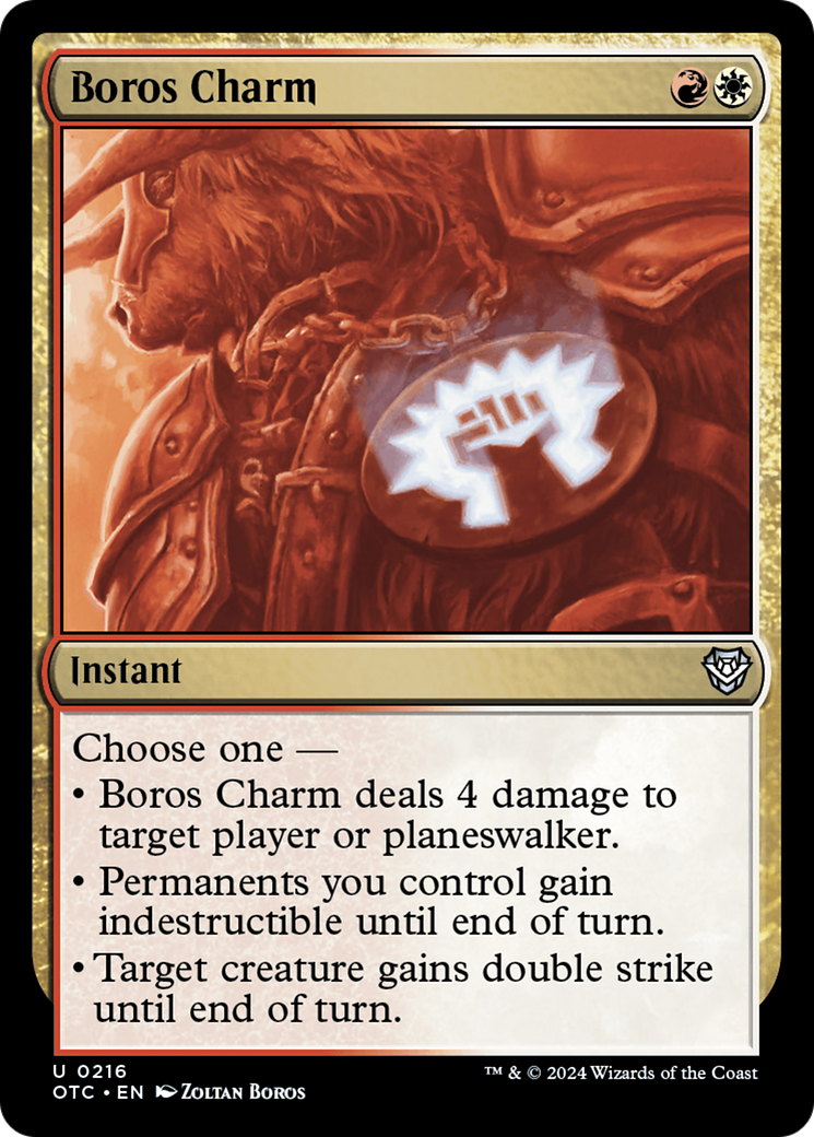 Boros Charm [Outlaws of Thunder Junction Commander] | RetroPlay Games