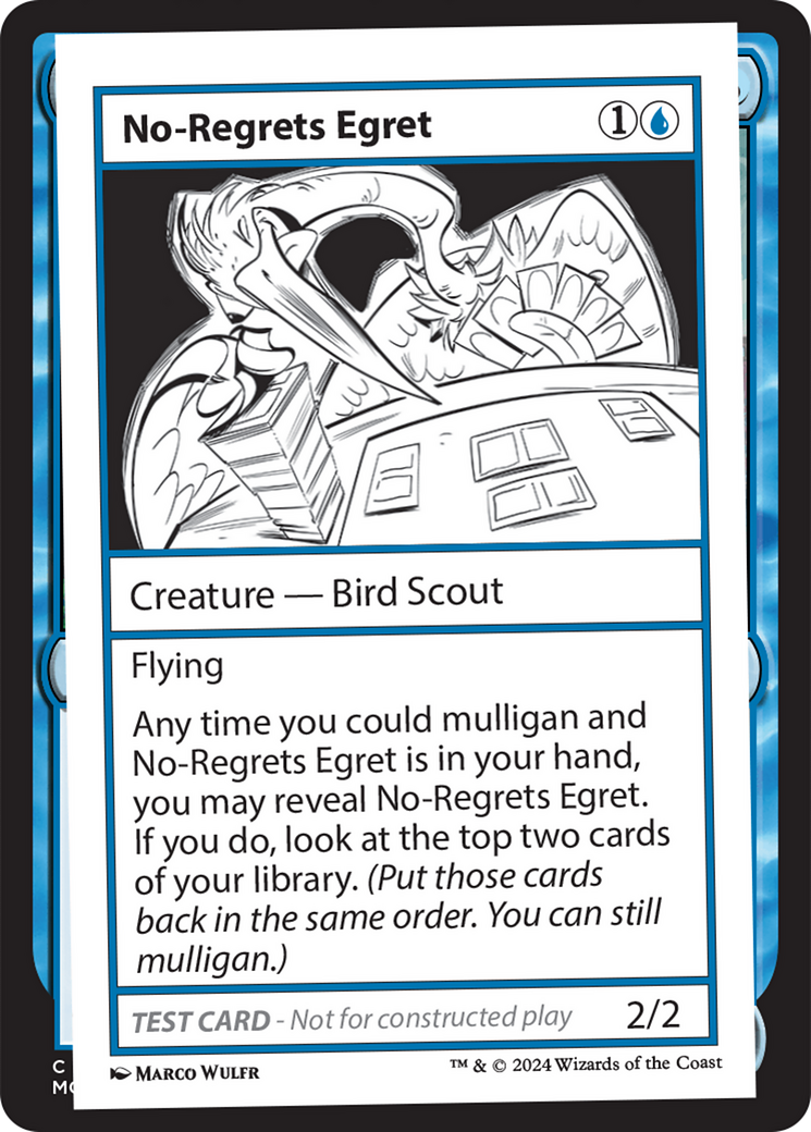 No-Regrets Egret [Mystery Booster 2 Playtest Cards] | RetroPlay Games