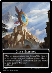 Tiny // City's Blessing Double-Sided Token [Secret Lair Drop Series] | RetroPlay Games