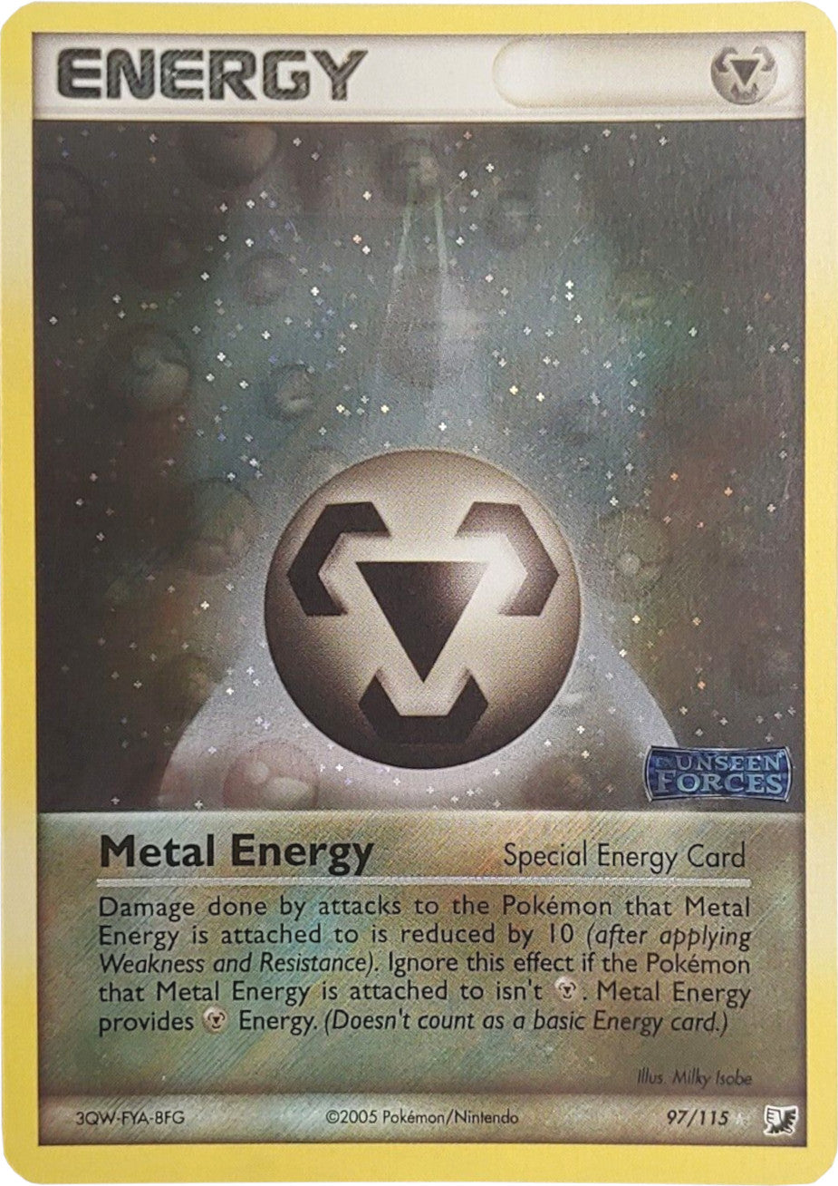 Metal Energy (97/115) (Stamped) [EX: Unseen Forces] | RetroPlay Games