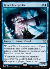 Glitch Interpreter (Extended Art) [Duskmourn: House of Horror Commander] | RetroPlay Games