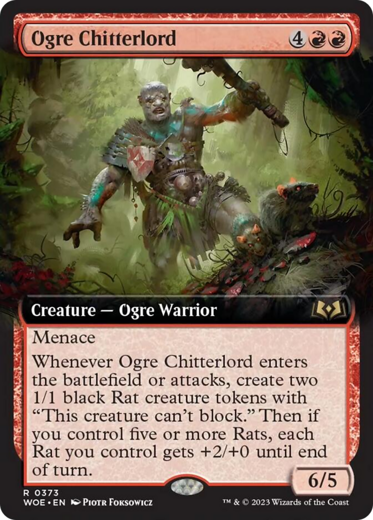 Ogre Chitterlord (Extended Art) [Wilds of Eldraine] | RetroPlay Games