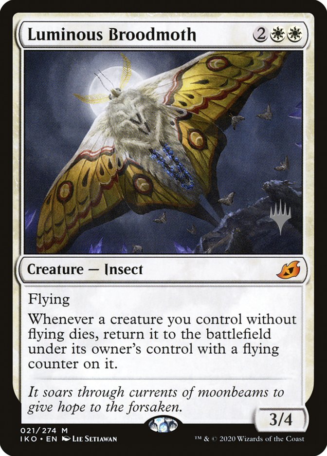 Luminous Broodmoth (Promo Pack) [Ikoria: Lair of Behemoths Promos] | RetroPlay Games
