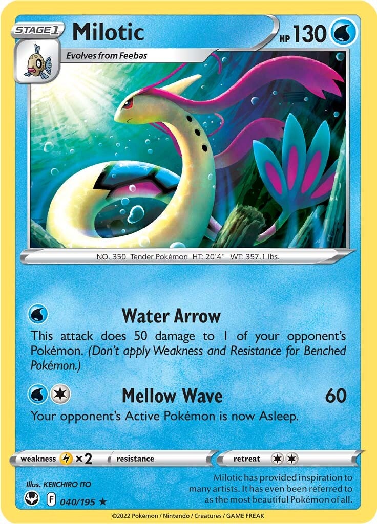 Milotic (040/195) [Sword & Shield: Silver Tempest] | RetroPlay Games