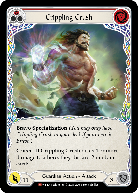 Crippling Crush [U-WTR043] (Welcome to Rathe Unlimited)  Unlimited Rainbow Foil | RetroPlay Games