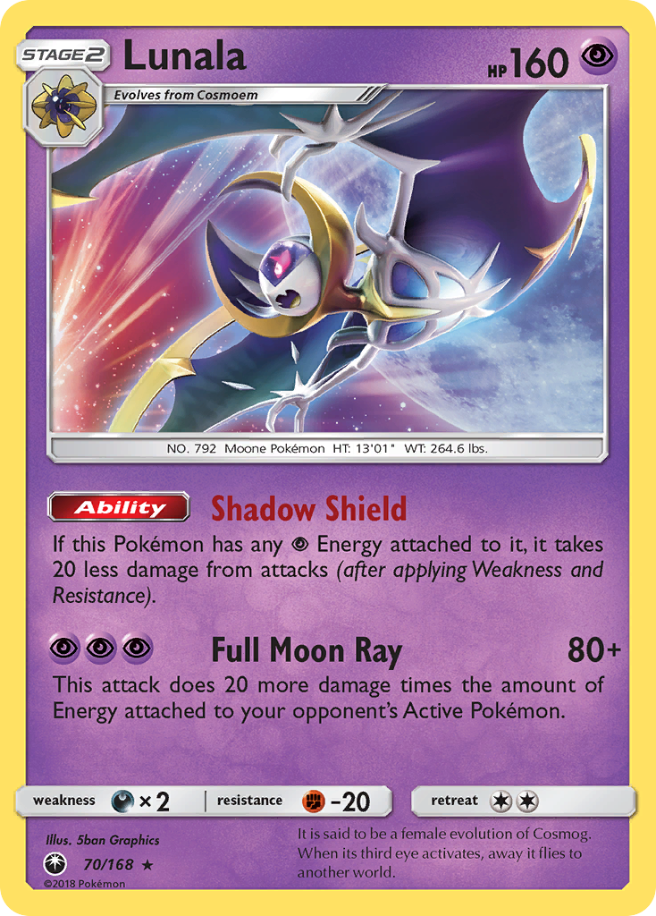 Lunala (70/168) [Sun & Moon: Celestial Storm] | RetroPlay Games