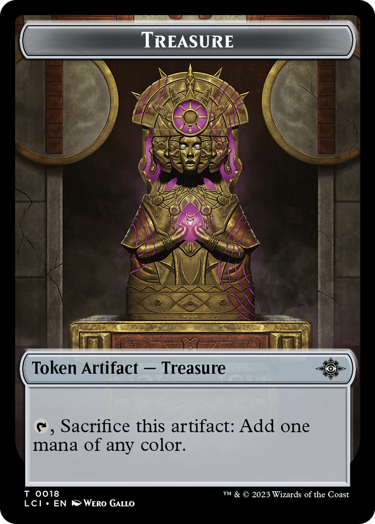 Treasure (0018) // Spirit Double-Sided Token [The Lost Caverns of Ixalan Tokens] | RetroPlay Games