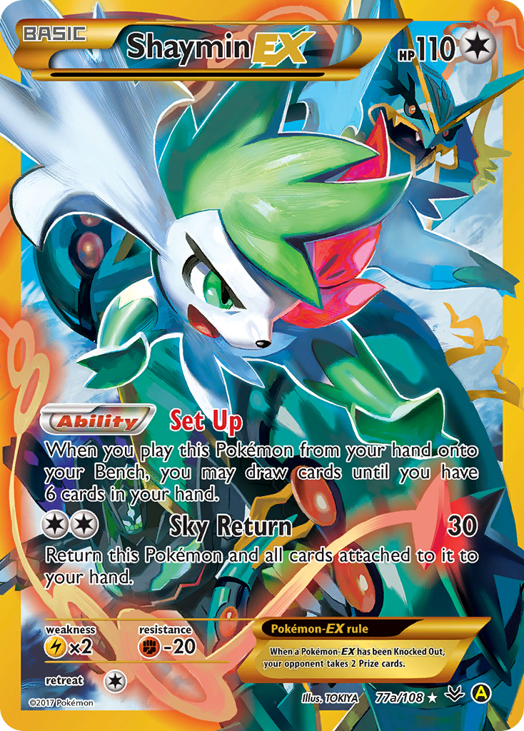 Shaymin EX (77a/108) [Alternate Art Promos] | RetroPlay Games