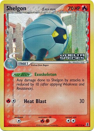 Shelgon (54/113) (Delta Species) (Stamped) [EX: Delta Species] | RetroPlay Games
