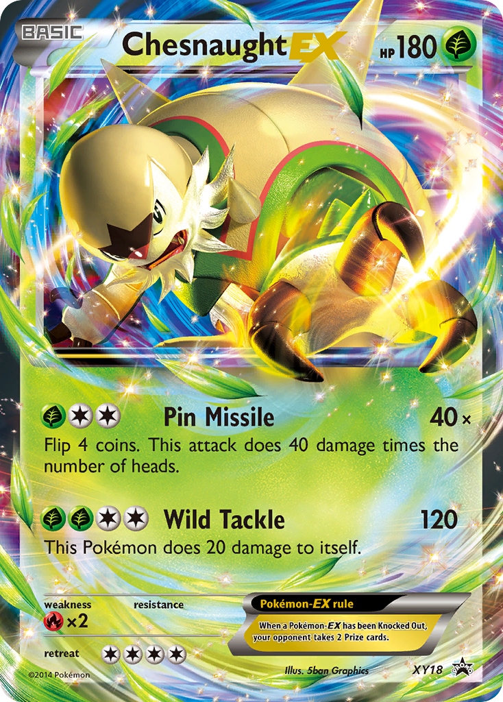 Chesnaught EX (XY18) [XY: Black Star Promos] | RetroPlay Games