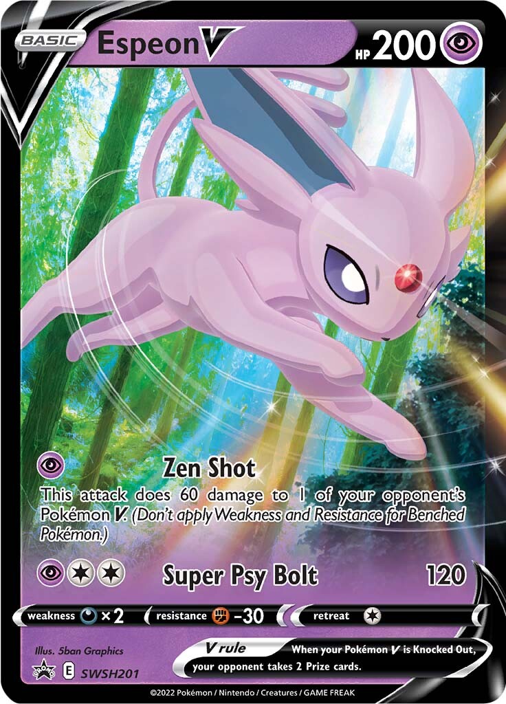 Espeon V (SWSH201) [Sword & Shield: Black Star Promos] | RetroPlay Games