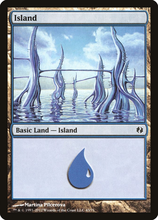 Island (43) [Duel Decks: Venser vs. Koth] | RetroPlay Games