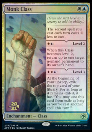 Monk Class [Dungeons & Dragons: Adventures in the Forgotten Realms Prerelease Promos] | RetroPlay Games