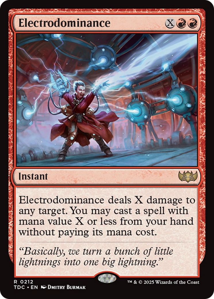 Electrodominance [Tarkir: Dragonstorm Commander] | RetroPlay Games