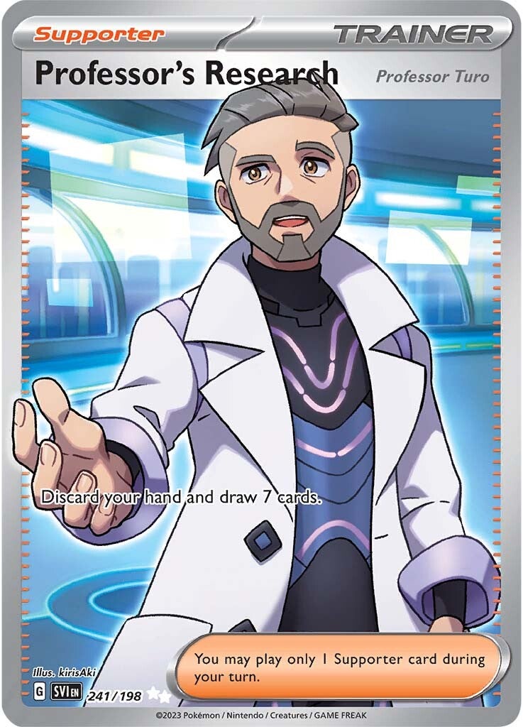 Professor's Research (Professor Turo) (241/198) [Scarlet & Violet: Base Set] | RetroPlay Games