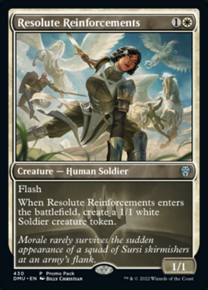 Resolute Reinforcements (Promo Pack) [Dominaria United Promos] | RetroPlay Games