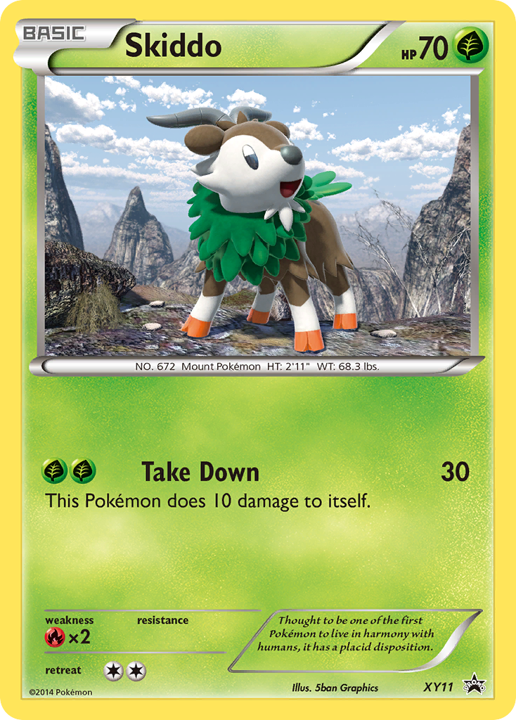 Skiddo (XY11) [XY: Black Star Promos] | RetroPlay Games