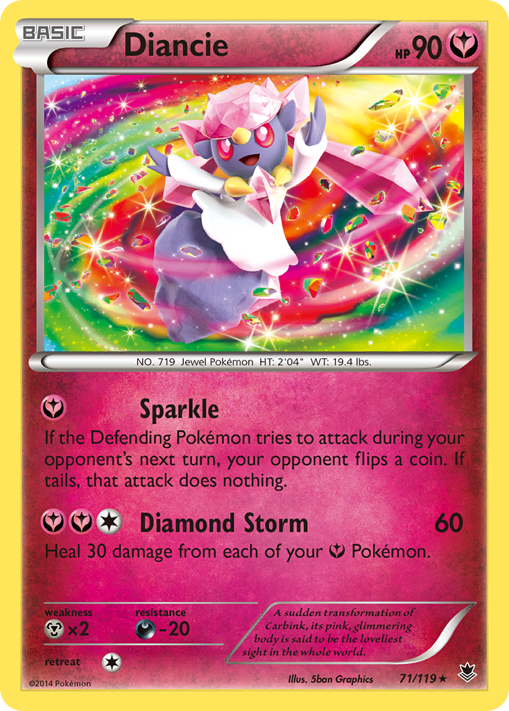 Diancie (71/119) [XY: Phantom Forces] | RetroPlay Games