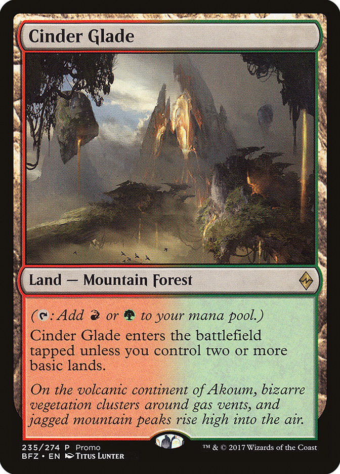 Cinder Glade (Promo) [Standard Showdown Promos] | RetroPlay Games