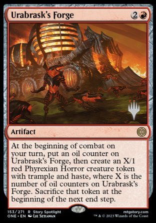 Urabrask's Forge (Promo Pack) [Phyrexia: All Will Be One Promos] | RetroPlay Games