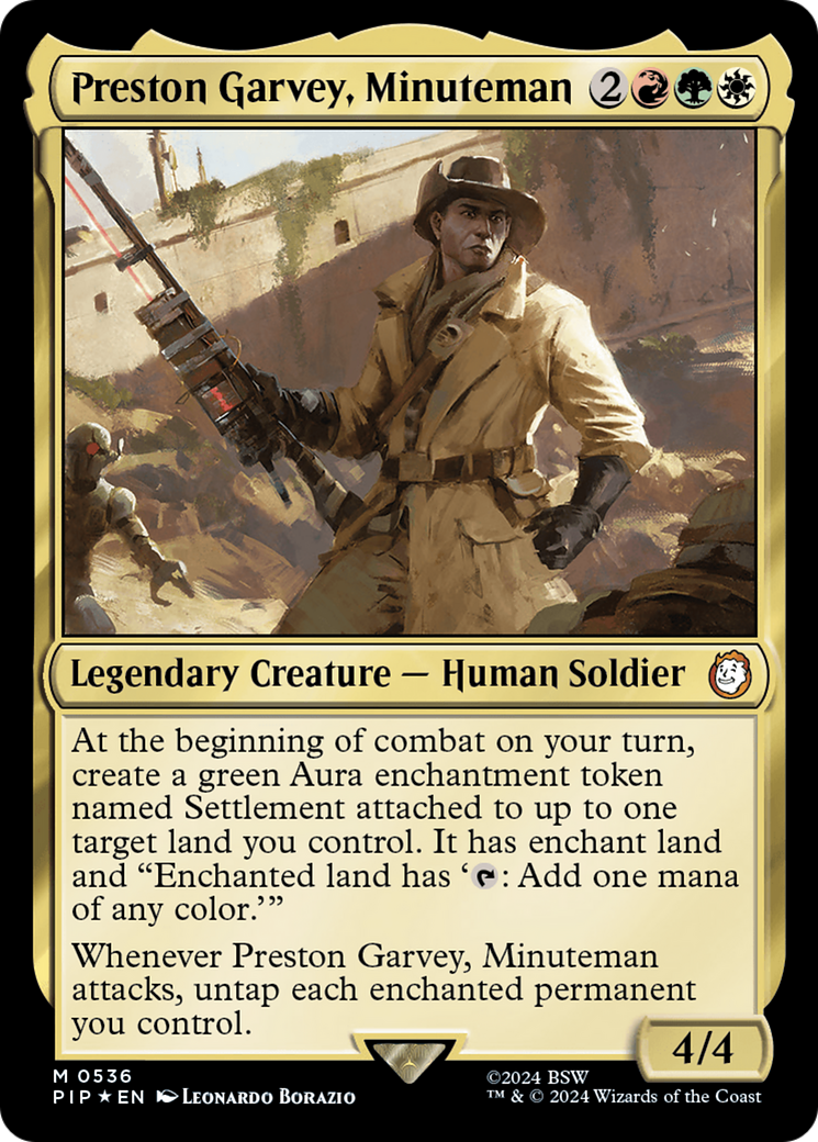 Preston Garvey, Minuteman (Surge Foil) [Fallout] | RetroPlay Games