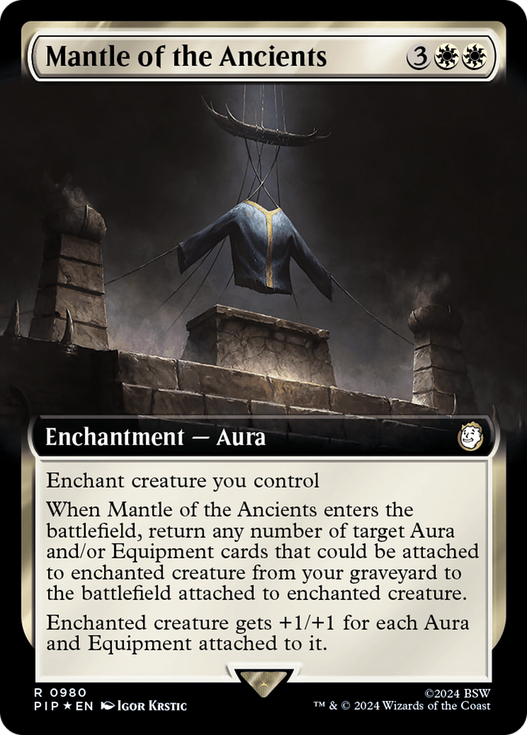 Mantle of the Ancients (Extended Art) (Surge Foil) [Fallout] | RetroPlay Games