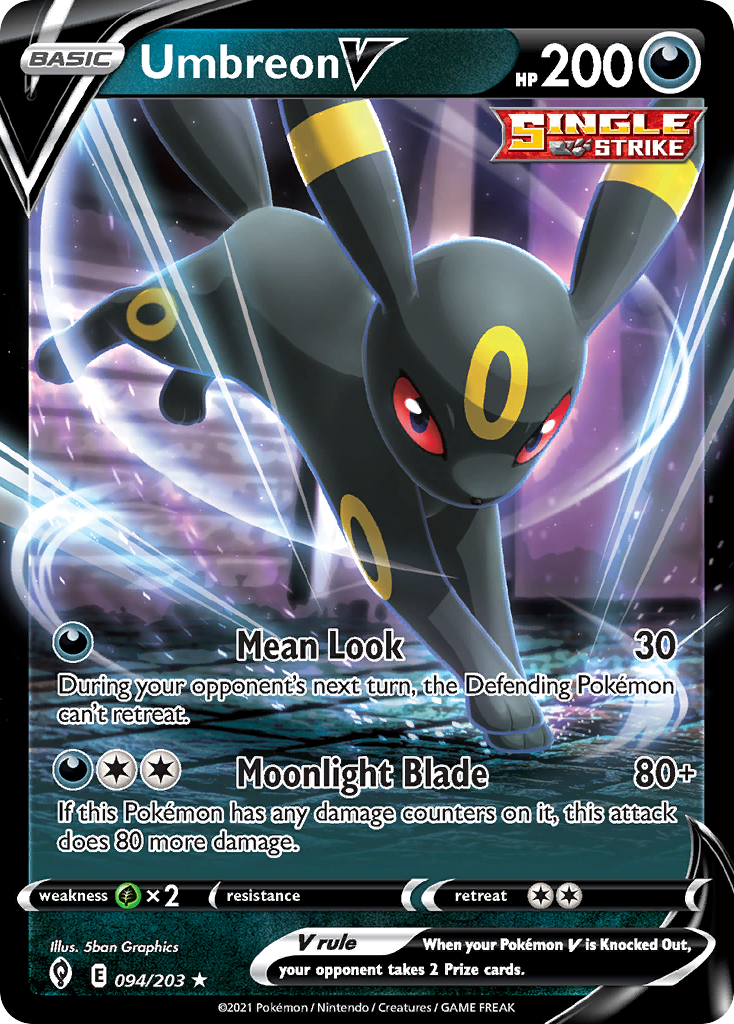 Umbreon V (094/203) (Intro Deck) [Sword & Shield: Evolving Skies] | RetroPlay Games