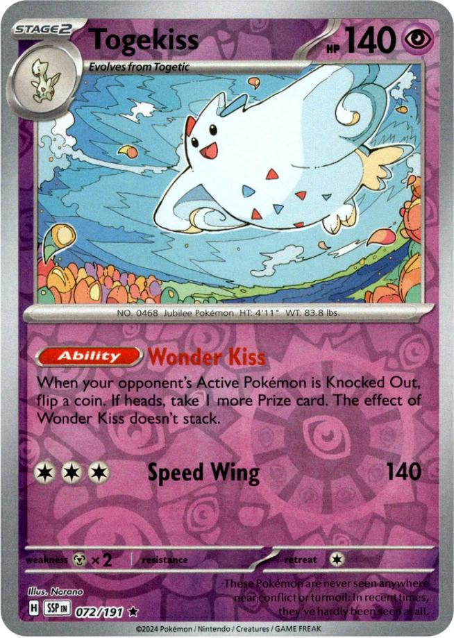 Togekiss (072/191) [Scarlet & Violet: Surging Sparks] | RetroPlay Games