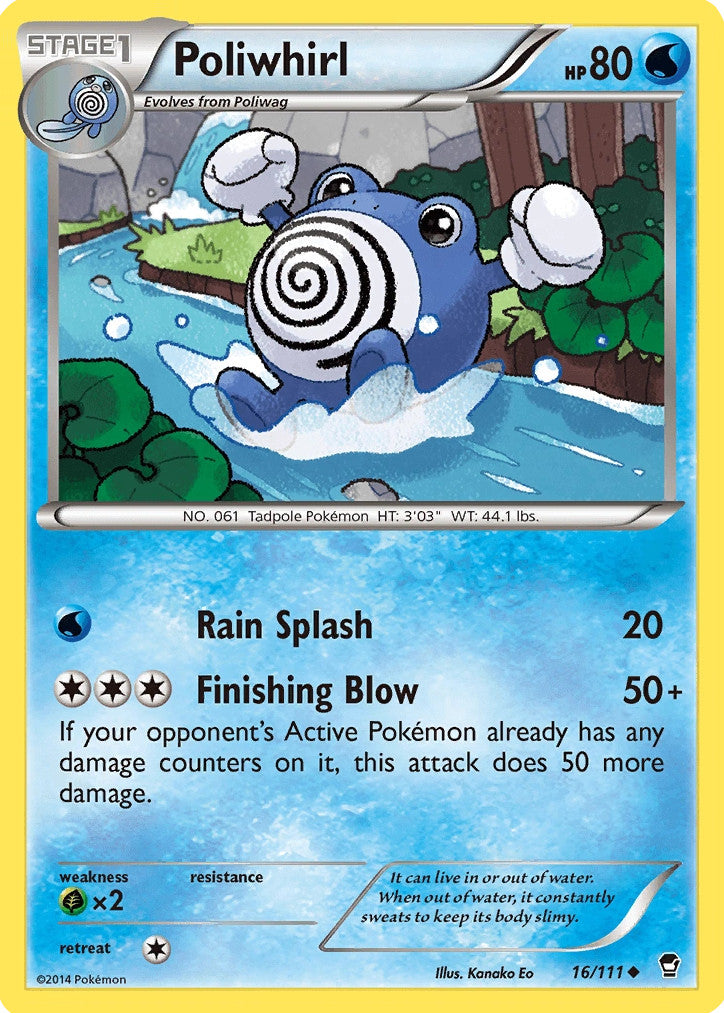 Poliwhirl (16/111) [XY: Furious Fists] | RetroPlay Games