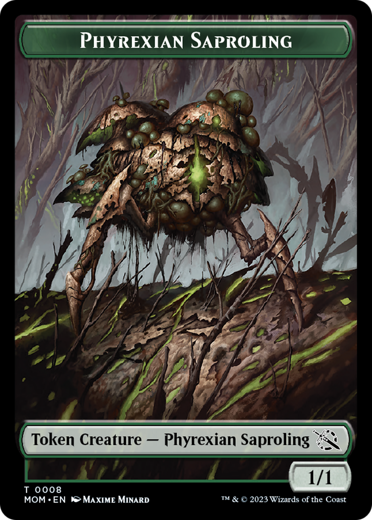 First Mate Ragavan // Phyrexian Saproling Double-Sided Token [March of the Machine Tokens] | RetroPlay Games