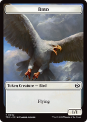 Inkling // Bird Double-Sided Token [Tarkir: Dragonstorm Commander Tokens] | RetroPlay Games