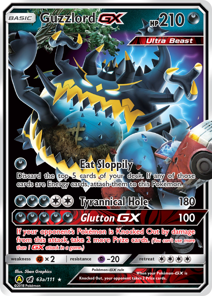 Guzzlord GX (63a/111) [Alternate Art Promos] | RetroPlay Games