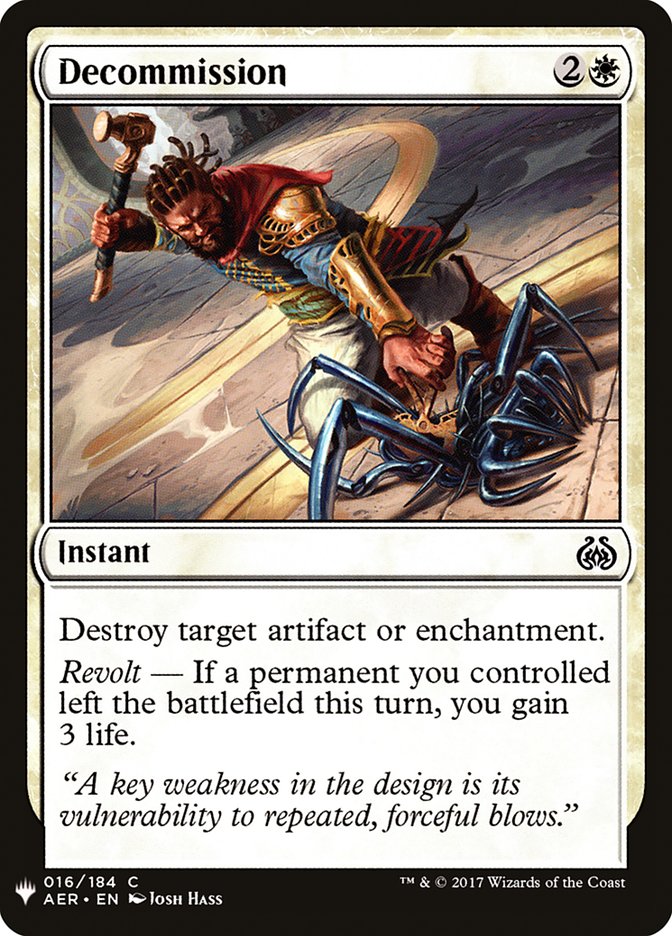 Decommission [Mystery Booster] | RetroPlay Games