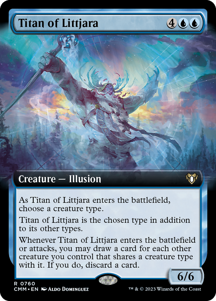 Titan of Littjara (Extended Art) [Commander Masters] | RetroPlay Games