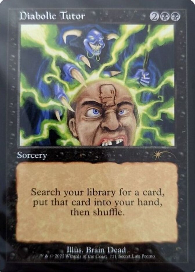 Diabolic Tutor (Retro) [Secret Lair Drop Promos] | RetroPlay Games