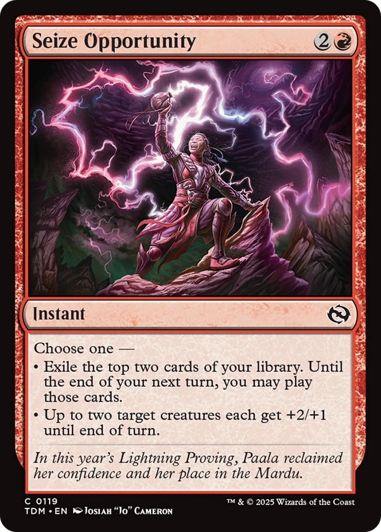 Seize Opportunity [Tarkir: Dragonstorm] | RetroPlay Games