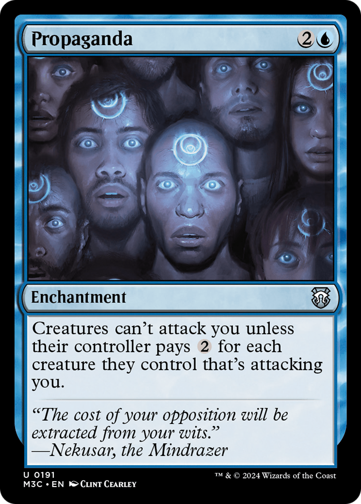 Propaganda (Ripple Foil) [Modern Horizons 3 Commander] | RetroPlay Games