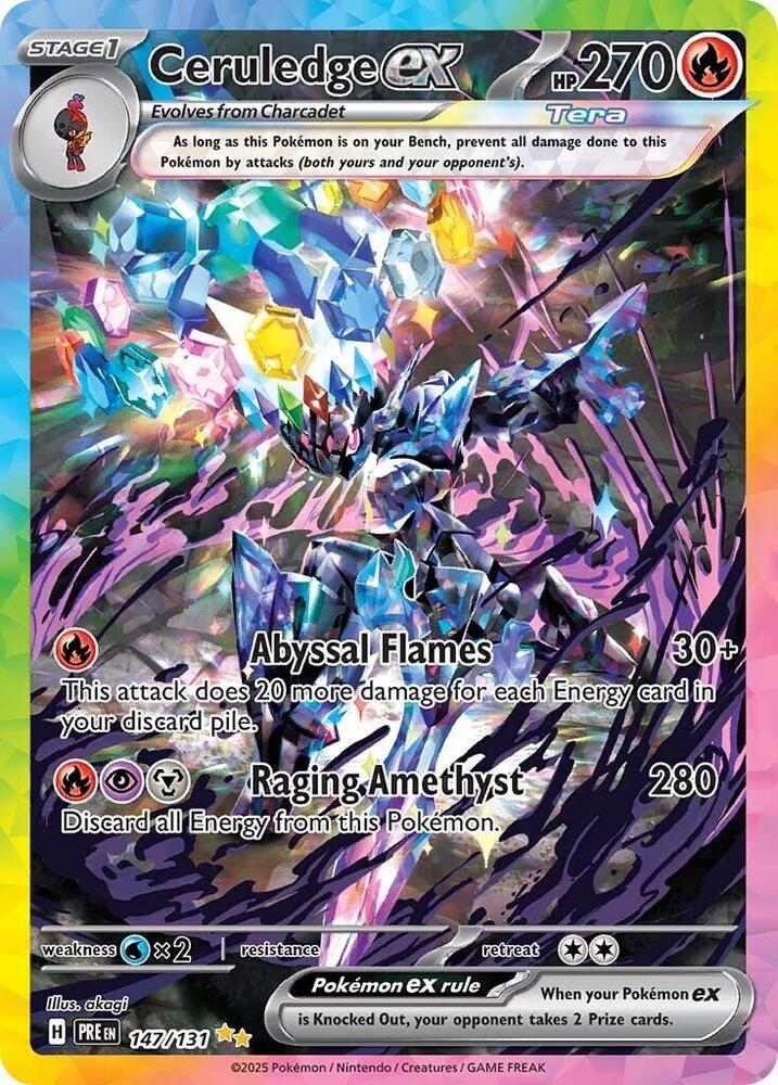 Ceruledge ex (147/131) [Scarlet & Violet: Prismatic Evolutions] | RetroPlay Games