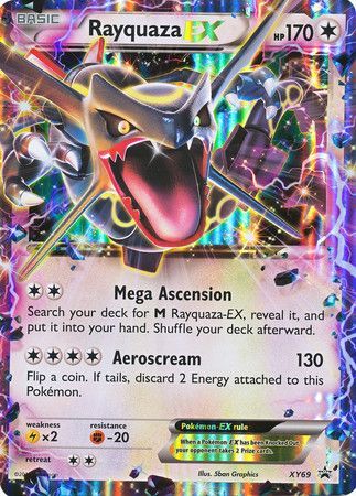 Rayquaza EX (XY69) (Jumbo Card) [XY: Black Star Promos] | RetroPlay Games