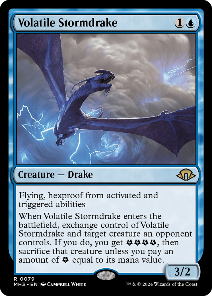 Volatile Stormdrake [Modern Horizons 3] | RetroPlay Games