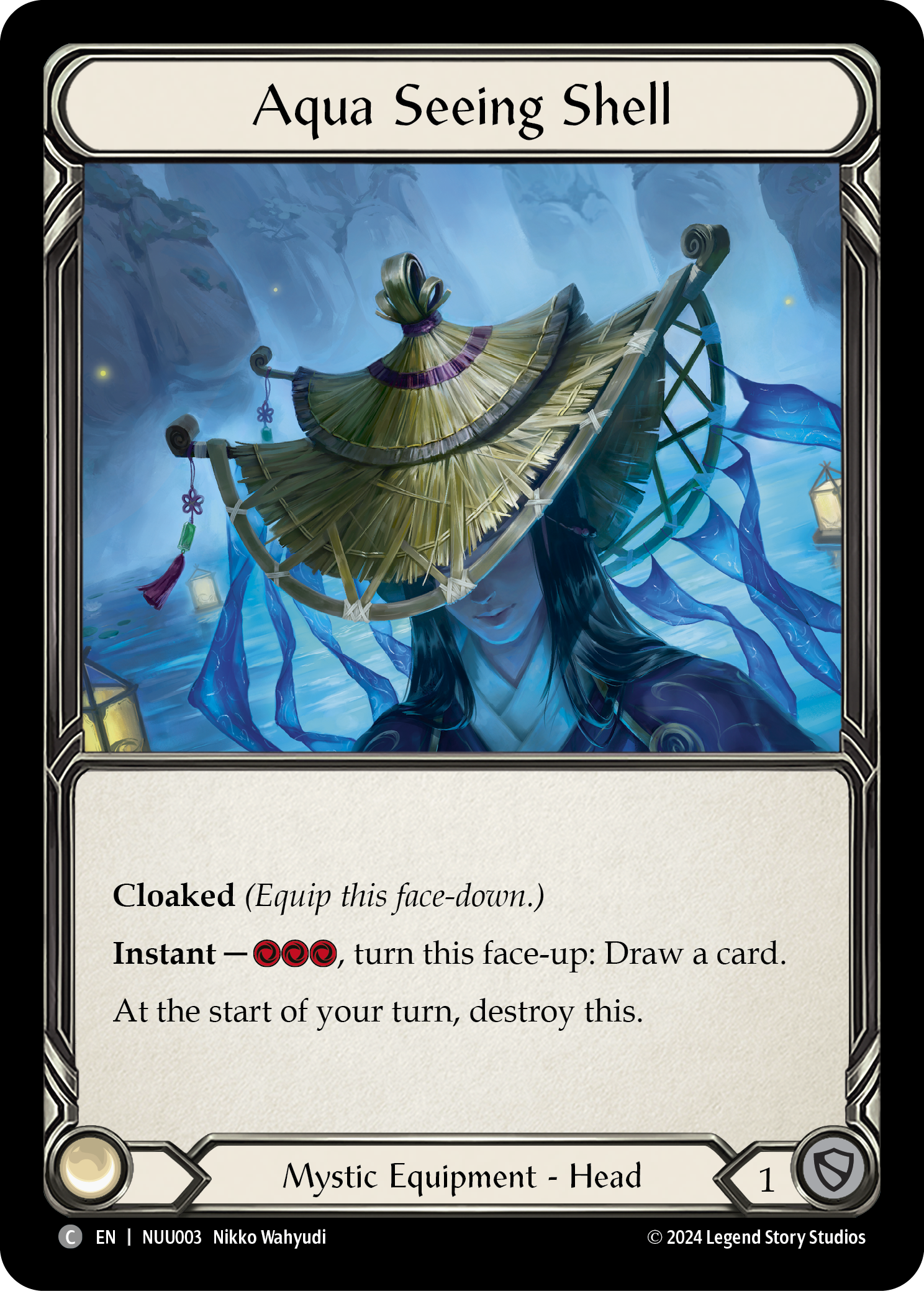 Aqua Seeing Shell [NUU003] (Part the Mistveil Nuu Blitz Deck) | RetroPlay Games