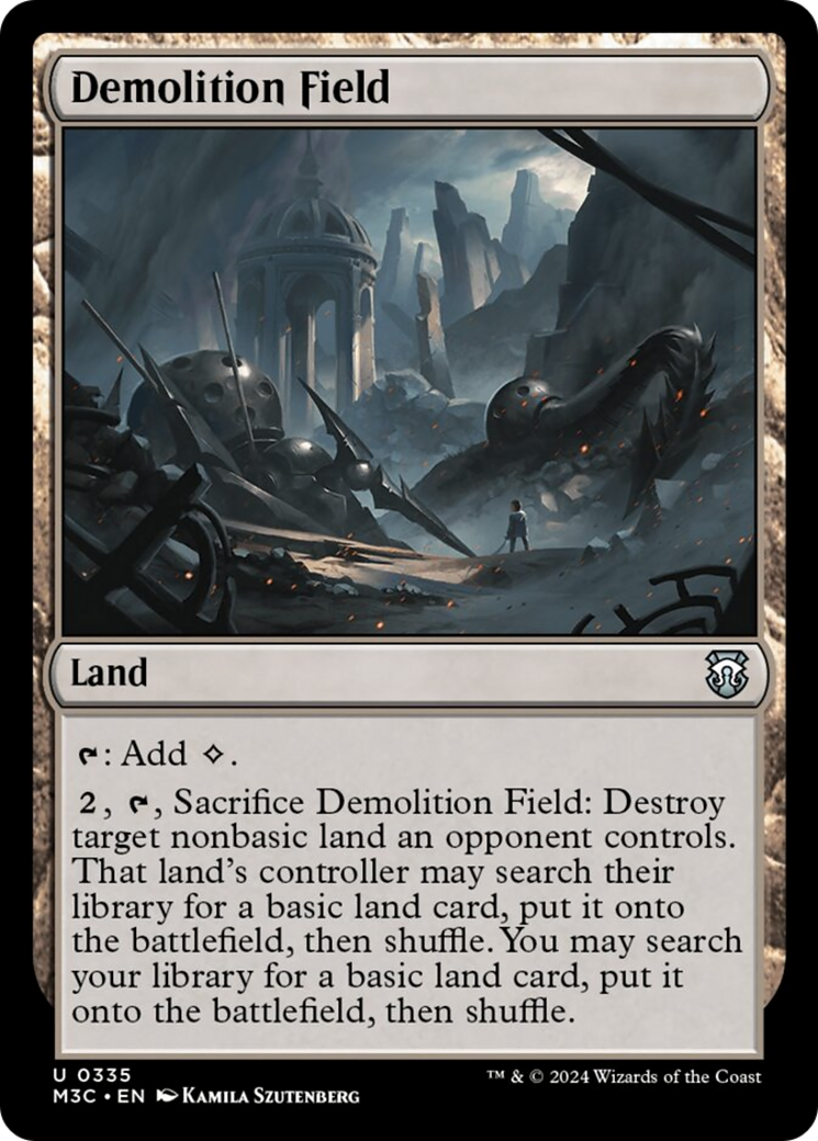 Demolition Field (Ripple Foil) [Modern Horizons 3 Commander] | RetroPlay Games