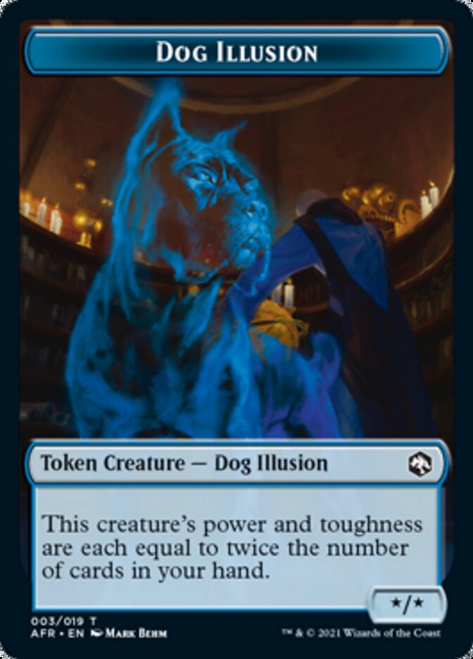 Dog Illusion // Vecna Double-Sided Token [Dungeons & Dragons: Adventures in the Forgotten Realms Tokens] | RetroPlay Games