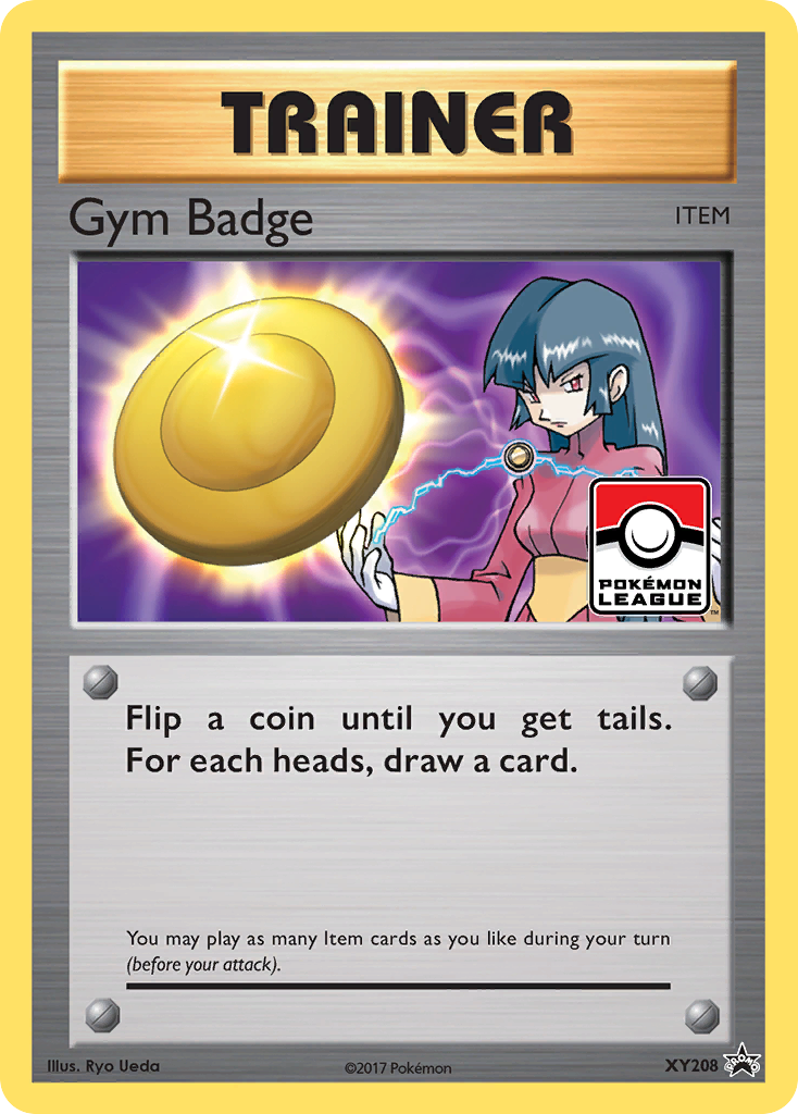 Gym Badge (XY208) (Sabrina) [XY: Black Star Promos] | RetroPlay Games