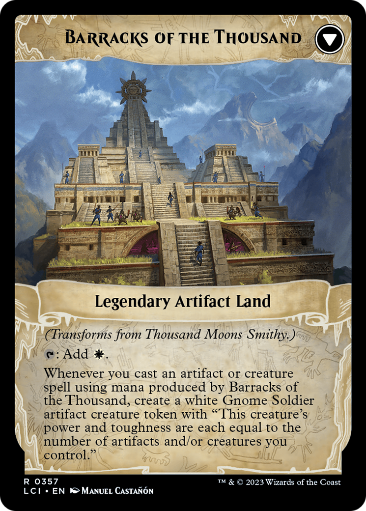 Thousand Moons Smithy (Extended Art) // Barracks of the Thousand [The Lost Caverns of Ixalan] | RetroPlay Games