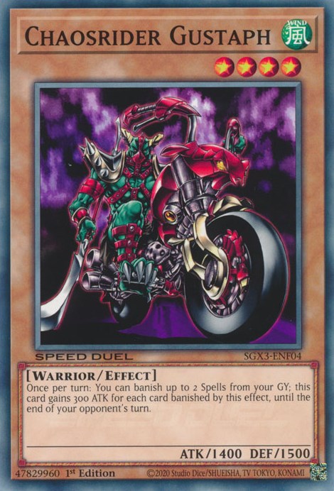 Chaosrider Gustaph [SGX3-ENF04] Common | RetroPlay Games