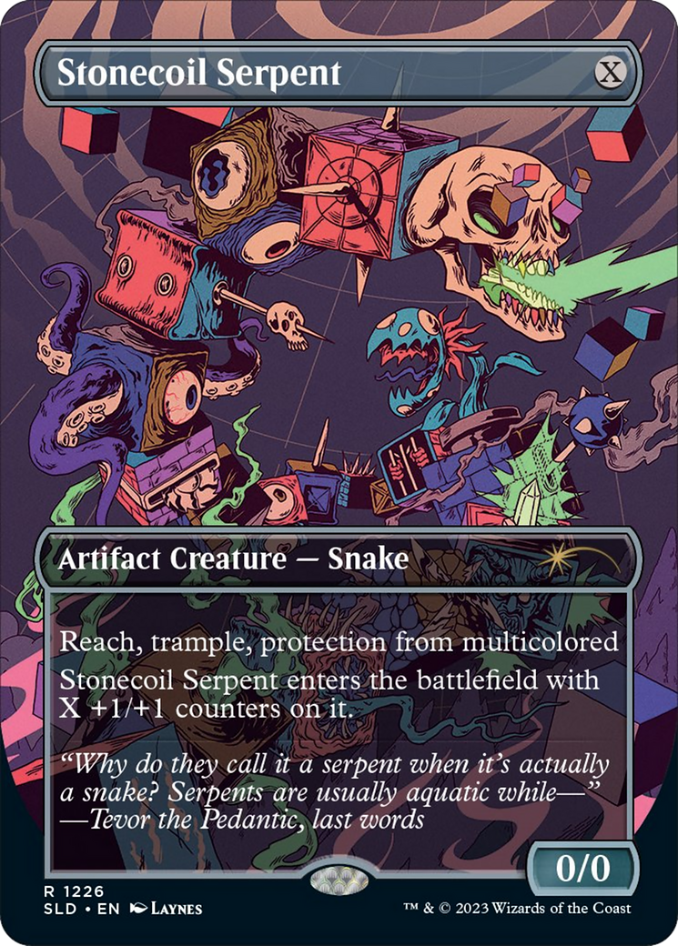 Stonecoil Serpent (Borderless) [Secret Lair Drop Series] | RetroPlay Games